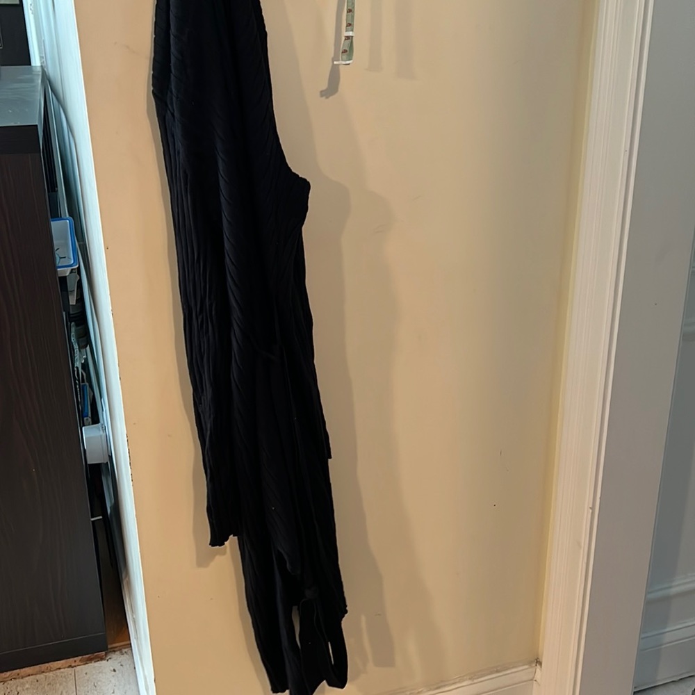 Super comfortable button up long sweater with tie belt